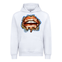White american football lips Urban Hoodie - Zillion Design Studio