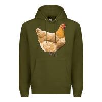 Army Green chicken Premium Hoodie - RanaPortraitStore
