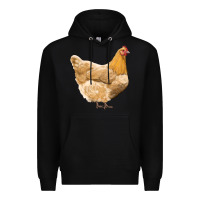 Black chicken Premium Hoodie - RanaPortraitStore