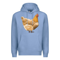 Colony Blue chicken Premium Hoodie - RanaPortraitStore