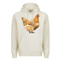 Oatmeal Heather chicken Premium Hoodie - RanaPortraitStore