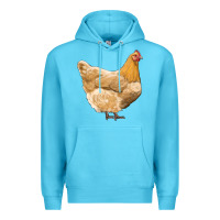Ocean Blue chicken Premium Hoodie - RanaPortraitStore