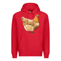 Red chicken Premium Hoodie - RanaPortraitStore