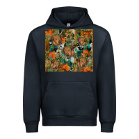 Navy fall cowhide highland cow tumbler Urban Hoodie - RanaPortraitStore