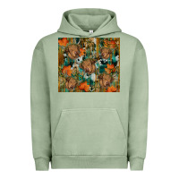 Pigment Oil Green fall cowhide highland cow tumbler Urban Hoodie - RanaPortraitStore