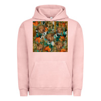 Pigment Salmon fall cowhide highland cow tumbler Urban Hoodie - RanaPortraitStore