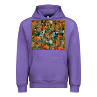 Tulip fall cowhide highland cow tumbler Urban Hoodie - RanaPortraitStore