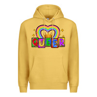 Antique Gold queer Premium Hoodie - Zillion Design Studio