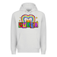 Dove Grey queer Premium Hoodie - Zillion Design Studio