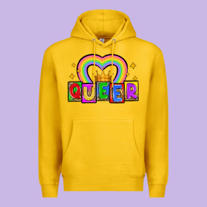 Queer Premium Hoodie Designed By Zillion Design Studio