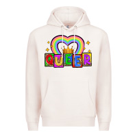 Pale Pink queer Premium Hoodie - Zillion Design Studio