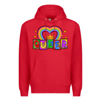 Red queer Premium Hoodie - Zillion Design Studio