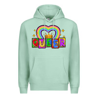 Seafoam queer Premium Hoodie - Zillion Design Studio