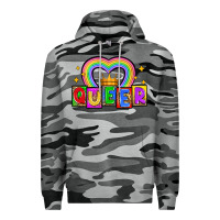 Slate Camo queer Premium Hoodie - Zillion Design Studio