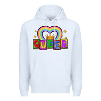 White queer Premium Hoodie - Zillion Design Studio