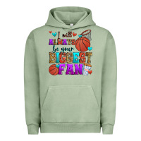Pigment Oil Green i will always be your biggest fan basketball Urban Hoodie - Zillion Design Studio