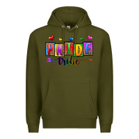 Army Green pride tribe Premium Hoodie - Zillion Design Studio