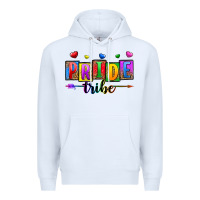 White pride tribe Premium Hoodie - Zillion Design Studio