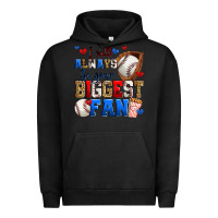 Pigment Black i will always be your biggest fan baseball Urban Hoodie - Zillion Design Studio