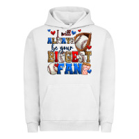Pigment Lunar Rock i will always be your biggest fan baseball Urban Hoodie - Zillion Design Studio