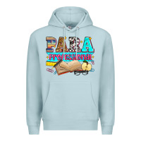 Blue Mist paraprofessional Premium Hoodie - Zillion Design Studio