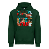 Forest Green i will always be your biggest fan american footbal Urban Hoodie - Zillion Design Studio