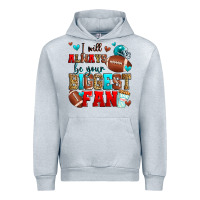 Heather Grey i will always be your biggest fan american footbal Urban Hoodie - Zillion Design Studio