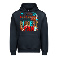 Navy i will always be your biggest fan american footbal Urban Hoodie - Zillion Design Studio