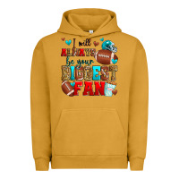 Pigment Peanut Butter i will always be your biggest fan american footbal Urban Hoodie - Zillion Design Studio