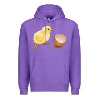 Chick With Egg Premium Hoodie | Teevron