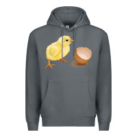 Rock chick with egg Premium Hoodie - RanaPortraitStore