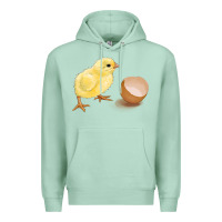 Seafoam chick with egg Premium Hoodie - RanaPortraitStore