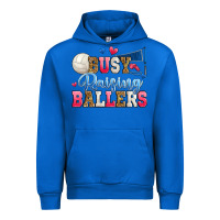 Cobalt busy raising ballers volleyball Urban Hoodie - Zillion Design Studio