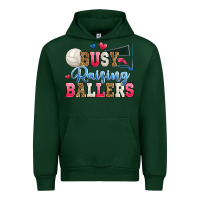 Forest Green busy raising ballers volleyball Urban Hoodie - Zillion Design Studio