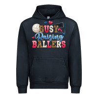 Navy busy raising ballers volleyball Urban Hoodie - Zillion Design Studio