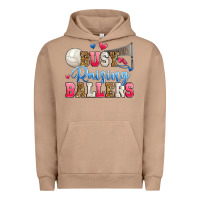 Pigment Burro busy raising ballers volleyball Urban Hoodie - Zillion Design Studio