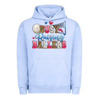 Busy Raising Ballers Volleyball Urban Hoodie | Teevron