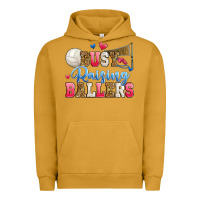 Pigment Peanut Butter busy raising ballers volleyball Urban Hoodie - Zillion Design Studio