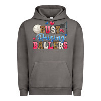 Pigment Tornado busy raising ballers volleyball Urban Hoodie - Zillion Design Studio