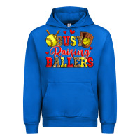 Cobalt busy raising ballers softball Urban Hoodie - Zillion Design Studio