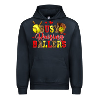 Navy busy raising ballers softball Urban Hoodie - Zillion Design Studio