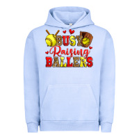 Pigment Grape Ice busy raising ballers softball Urban Hoodie - Zillion Design Studio
