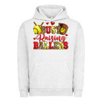 Pigment Lunar Rock busy raising ballers softball Urban Hoodie - Zillion Design Studio