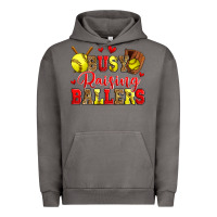 Pigment Tornado busy raising ballers softball Urban Hoodie - Zillion Design Studio