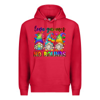 Cardinal love gnomes no bounds Premium Hoodie - Zillion Design Studio