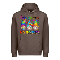 Coffee love gnomes no bounds Premium Hoodie - Zillion Design Studio