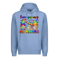 Colony Blue love gnomes no bounds Premium Hoodie - Zillion Design Studio