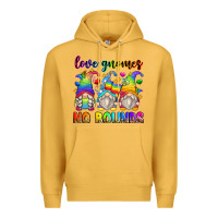 Mustard love gnomes no bounds Premium Hoodie - Zillion Design Studio