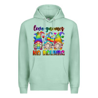 Seafoam love gnomes no bounds Premium Hoodie - Zillion Design Studio