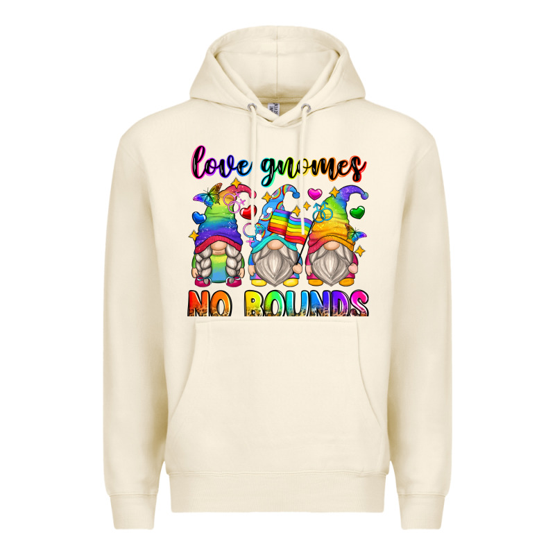 Love Gnomes No Bounds Premium Hoodie by Zillion Design Studio | Teevron
